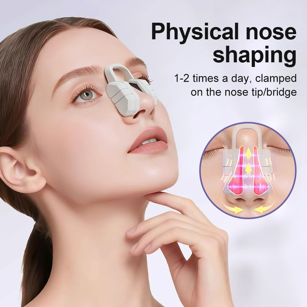 EMS Nose Shaper Sculpting Massager Clip Lift Up Beauty Tool