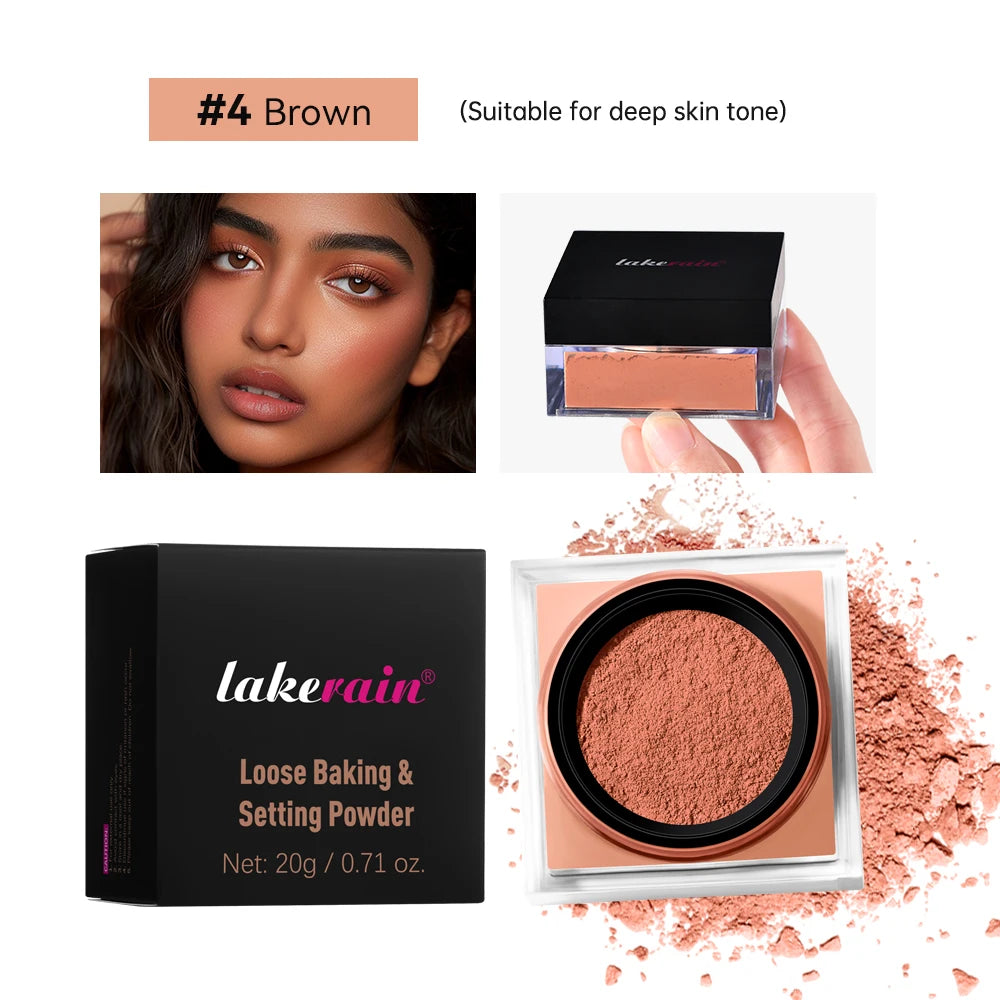 Lakerain Delicate Setting Powder Oil Control Face Powder - 33