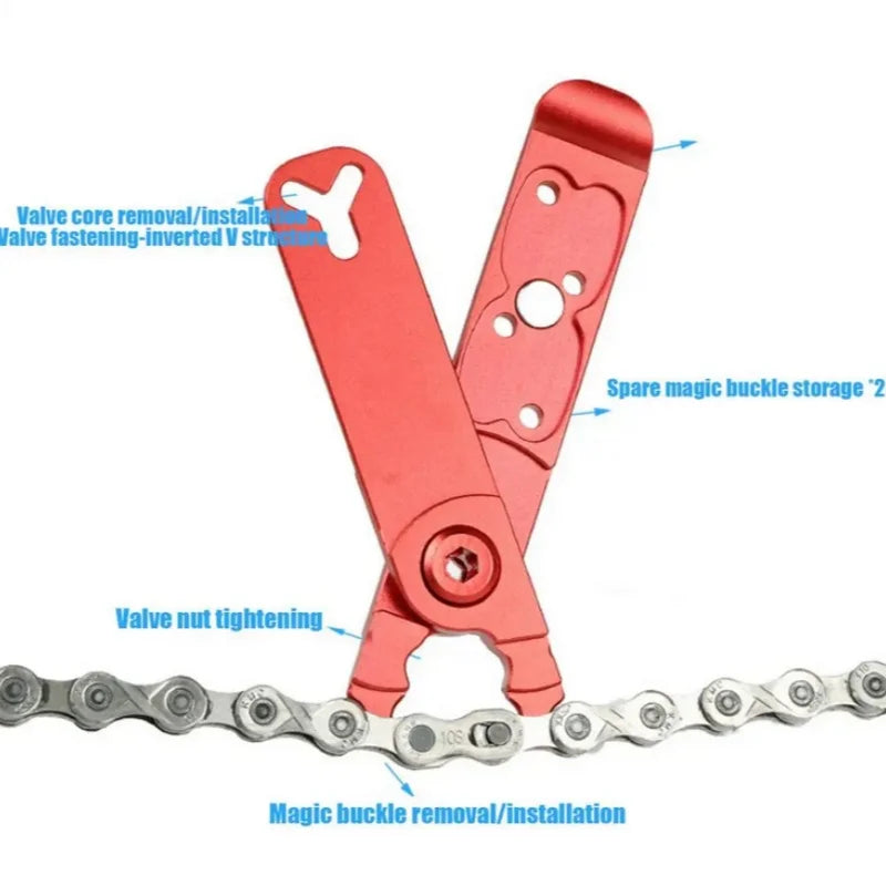 Bicycle Chain Pliers Master Link Tool for Bike Chain Removal and Repair - 6