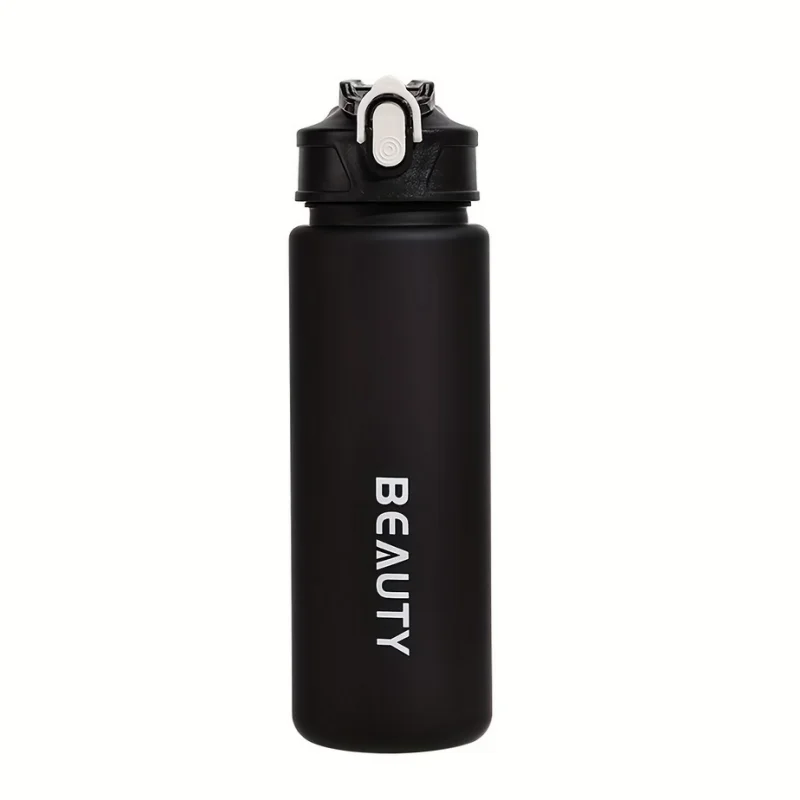 600ml Frosted Water Bottle Leak Proof Sport Flask for Gym and Office - 6