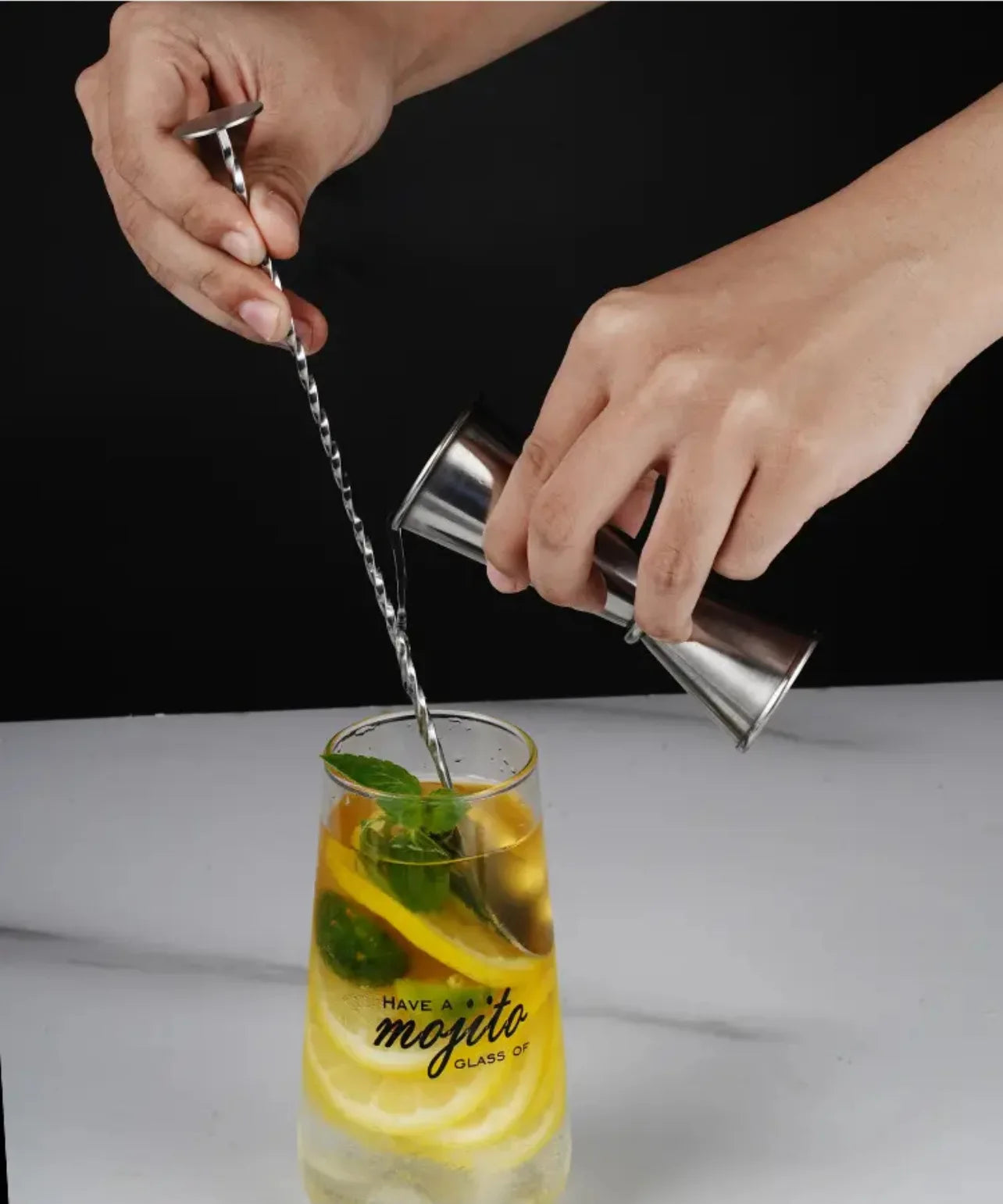 Japanese Cocktail Jigger Stainless Steel Drink Measuring Cup Bar Tool - 16