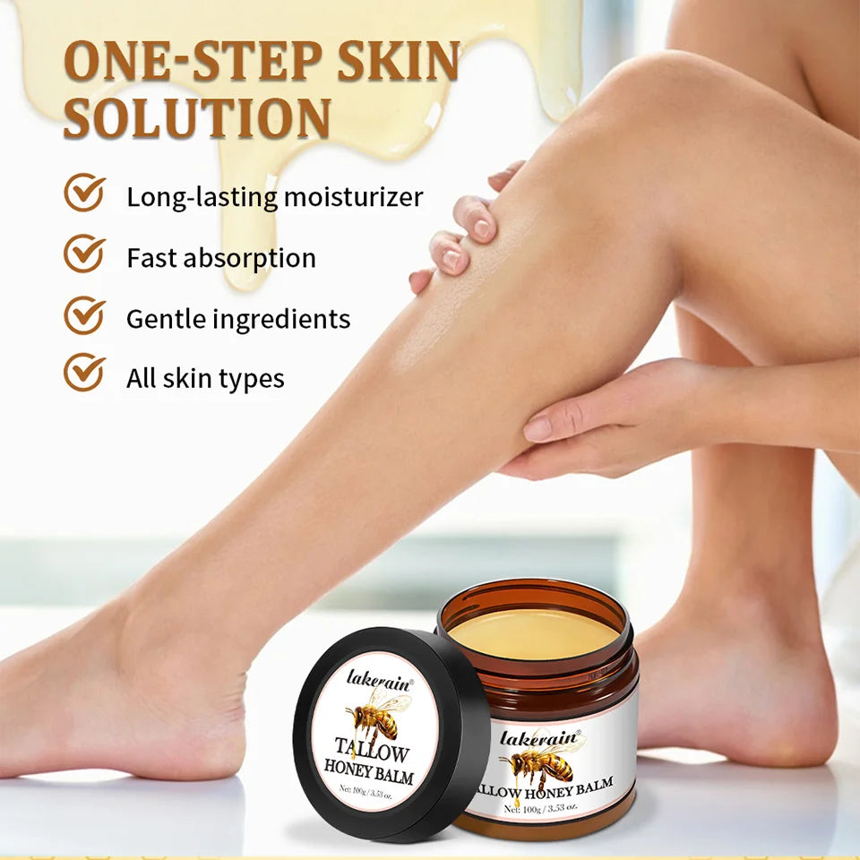 Whipped Beef Tallow and Honey Balm Face Cream