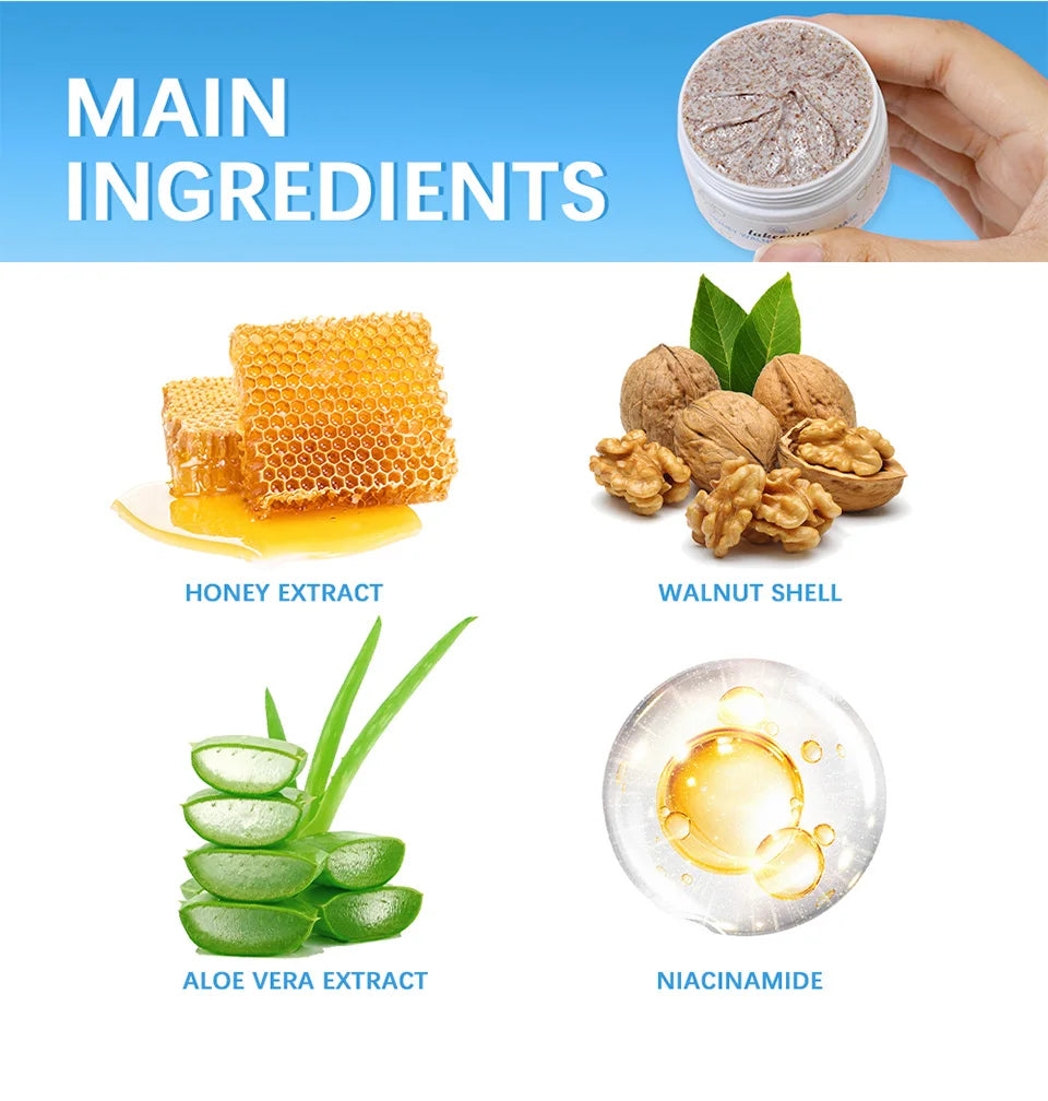 Honey Walnut Facial Scrub and Exfoliating Mask - 11