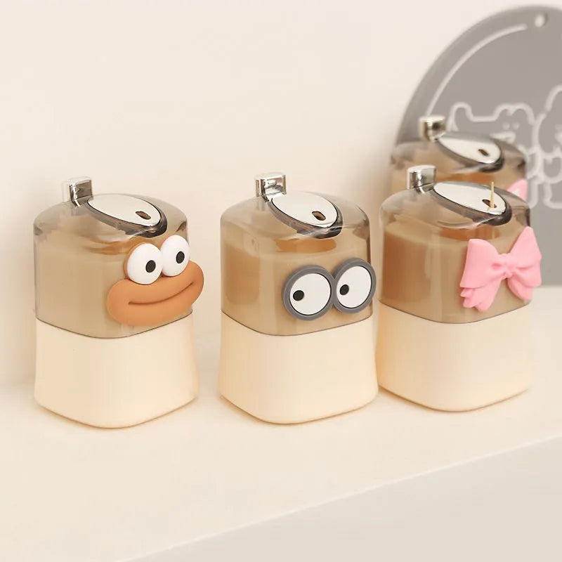 Automatic Pop-Up Toothpick Dispenser Cartoon Table Toothpick Holder