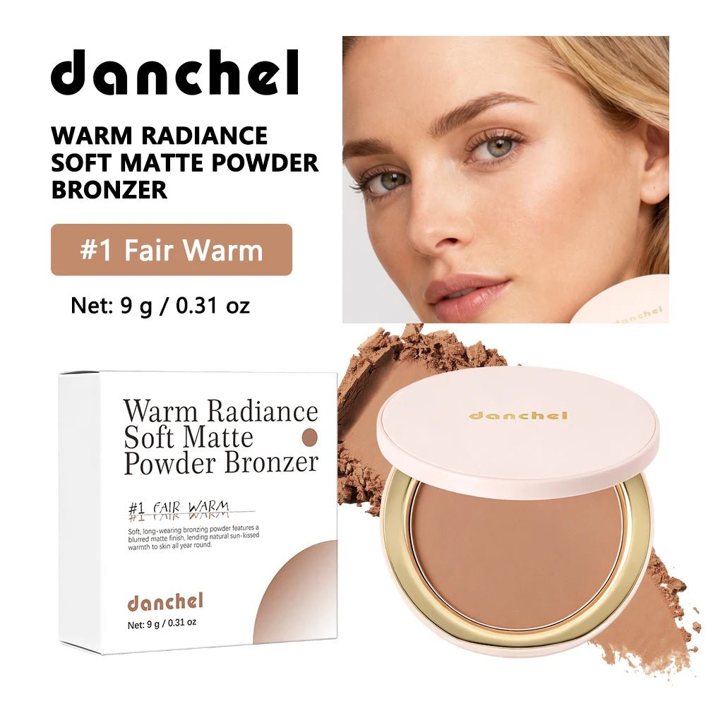 Warm Radiance Soft Matte Bronzer Powder Contour Makeup - 22
