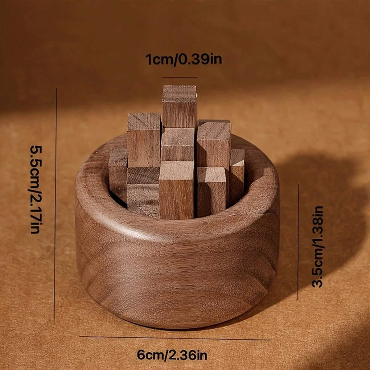 Wooden Essential Oil Diffuser Portable Aromatherapy Stick Dispenser - 6