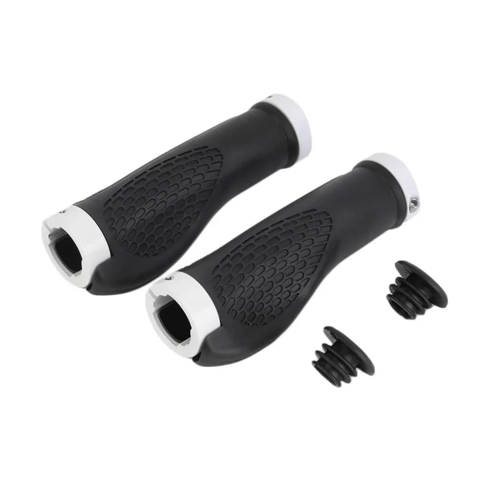 Ergonomic MTB Bicycle Handlebar Grips Anti Slip Rubber Lock On Grips