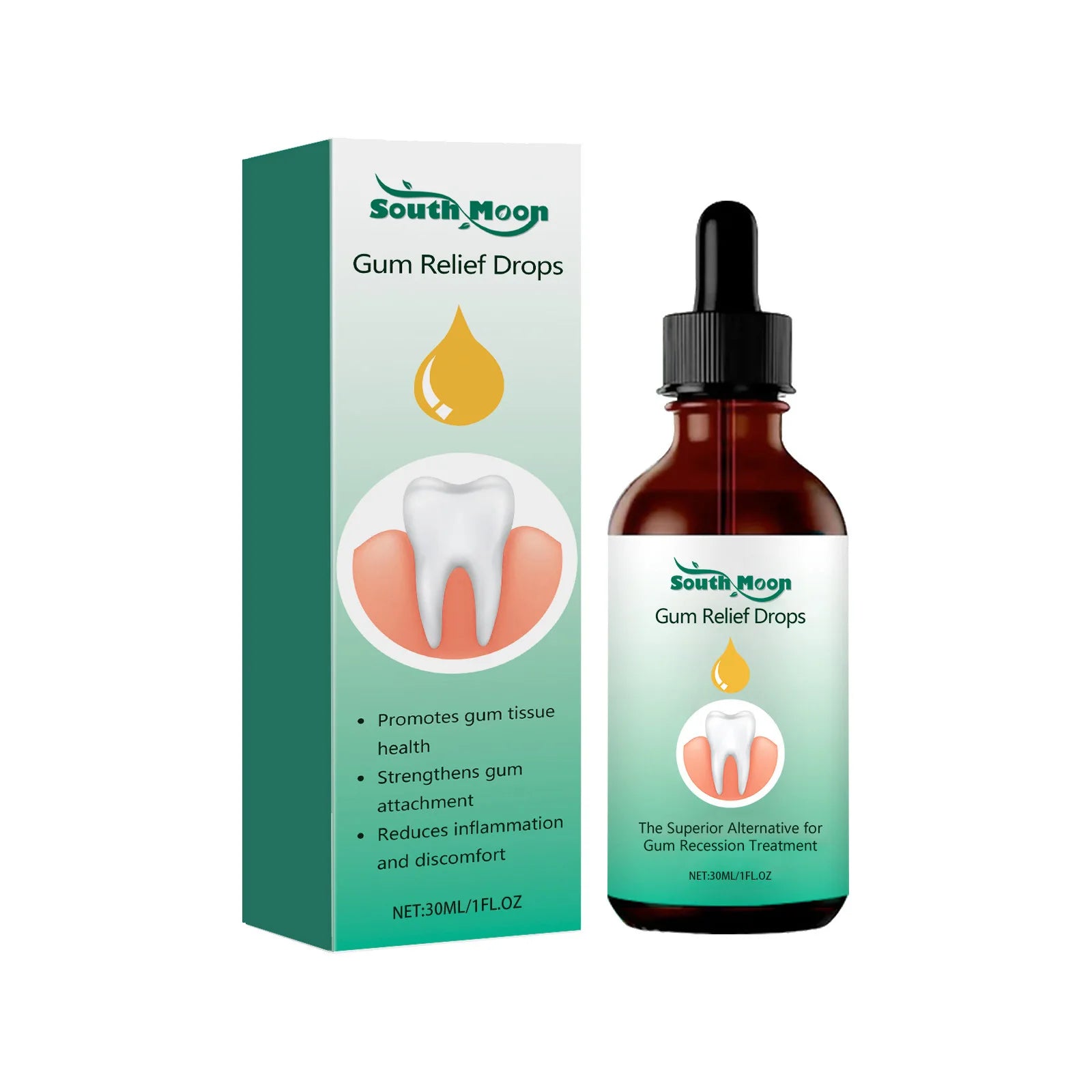 Toothache Relief Drops Plaque Stain Gum Pain Cure Oral Care - 16