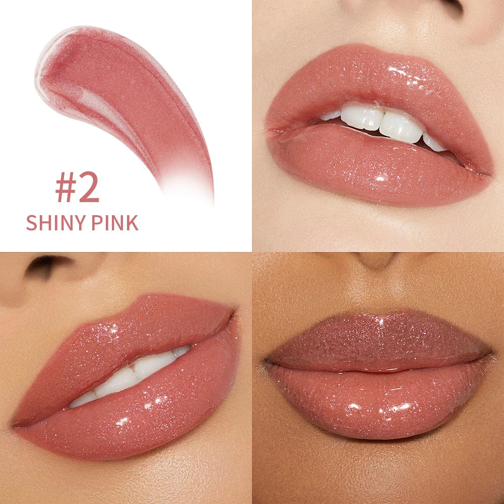 Shimmer Liquid Lip Gloss Moisturizing Lip Luminizer Tint - 5
