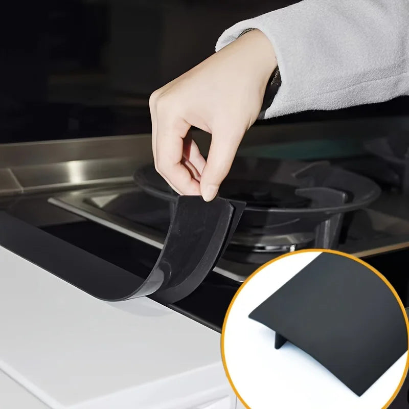 Silicone Stove Gap Cover Kitchen Counter Sealing Strip Oil Proof - 1