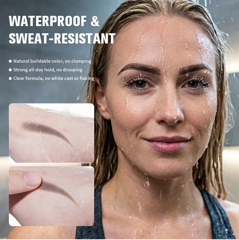 2 in 1 Waterproof Brow Pencil and Gel - 10
