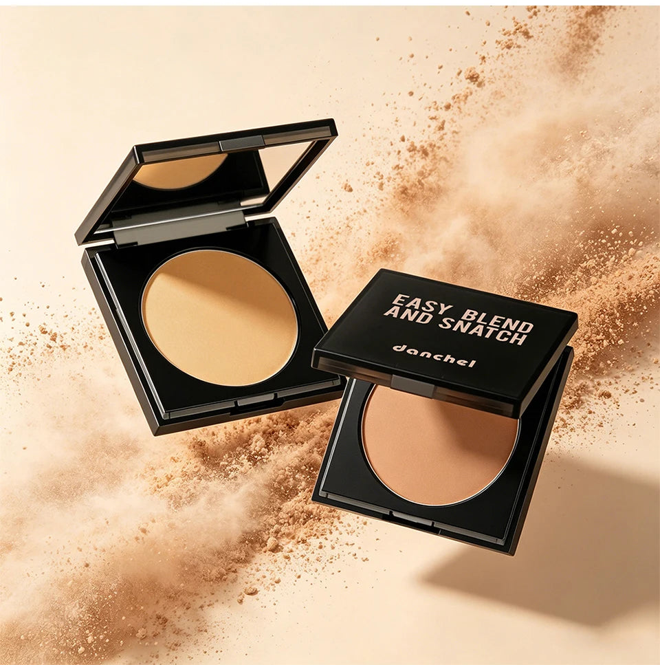 Soft Matte Pressed Powder Oil Control Setting Powder Face Makeup - 18
