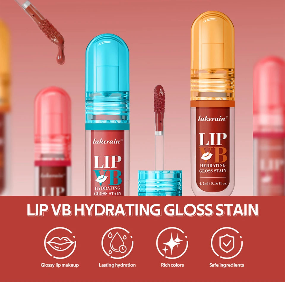 Lakerain Lip Stain Hydrating Gloss & Long Lasting Moisturizer