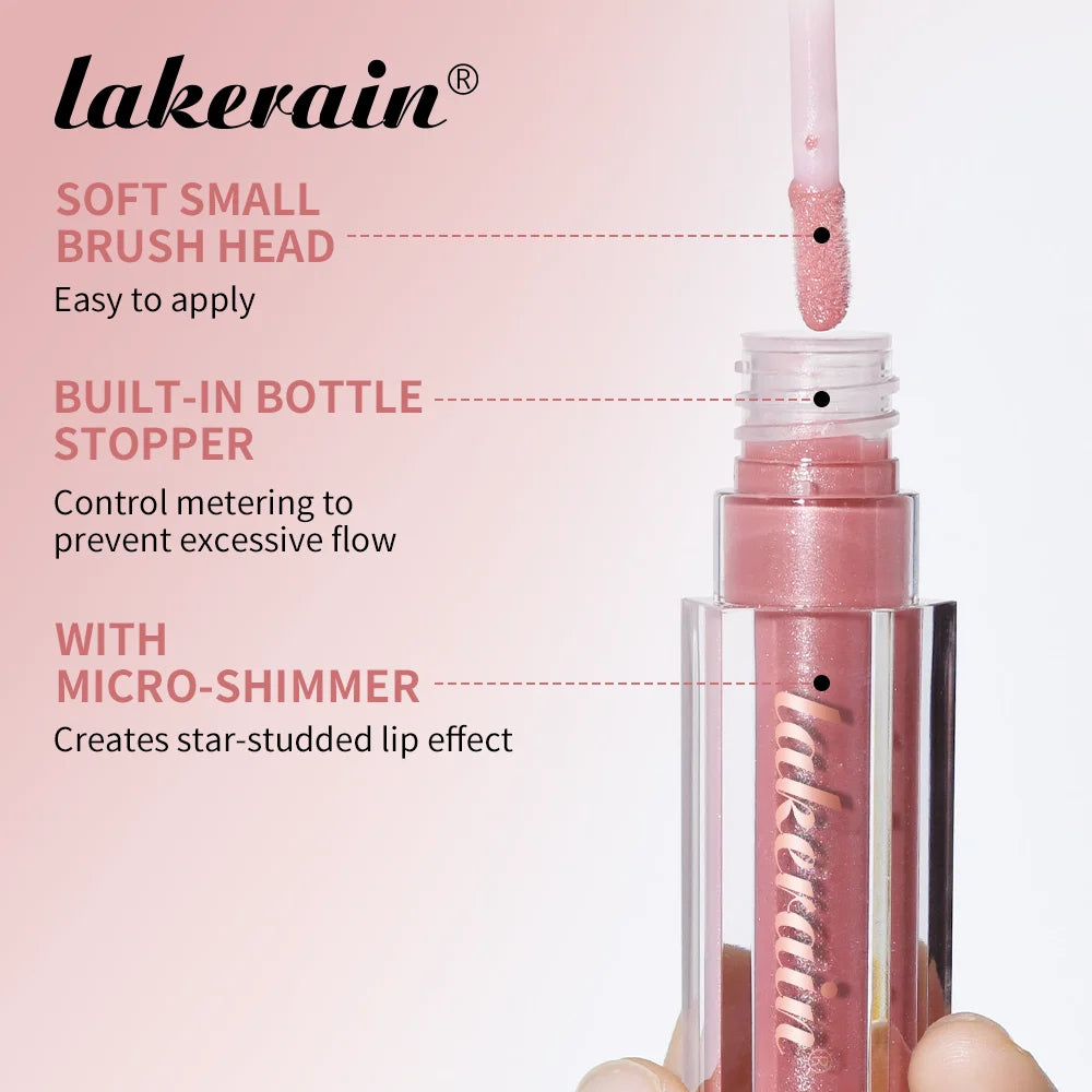 Shimmer Liquid Lip Gloss Moisturizing Lip Luminizer Tint - 4