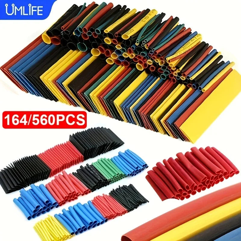 Heat Shrink Tubing Kit Electrical Wire Insulation Sleeve Wrap Set - 2