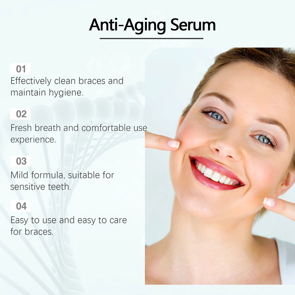 Aligner & Retainer Cleaner Foam Mousse for Braces
