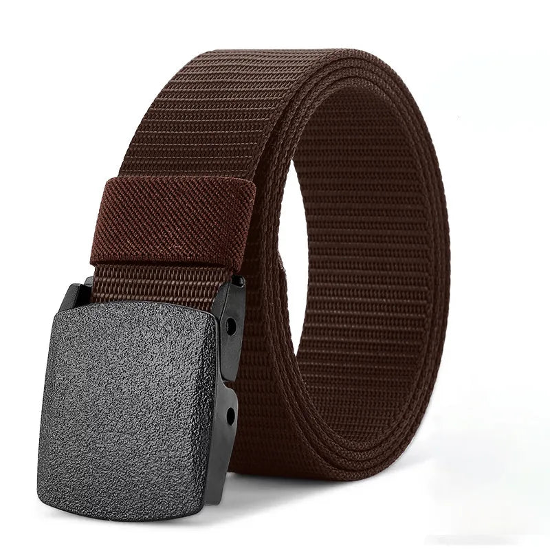 2 Pack Tactical Nylon Belt Quick Release Webbing Canvas Work Belt