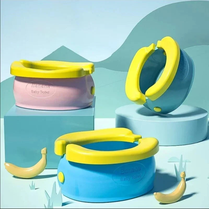 Portable Folding Baby Potty Toilet Training Seat for Travel - 1