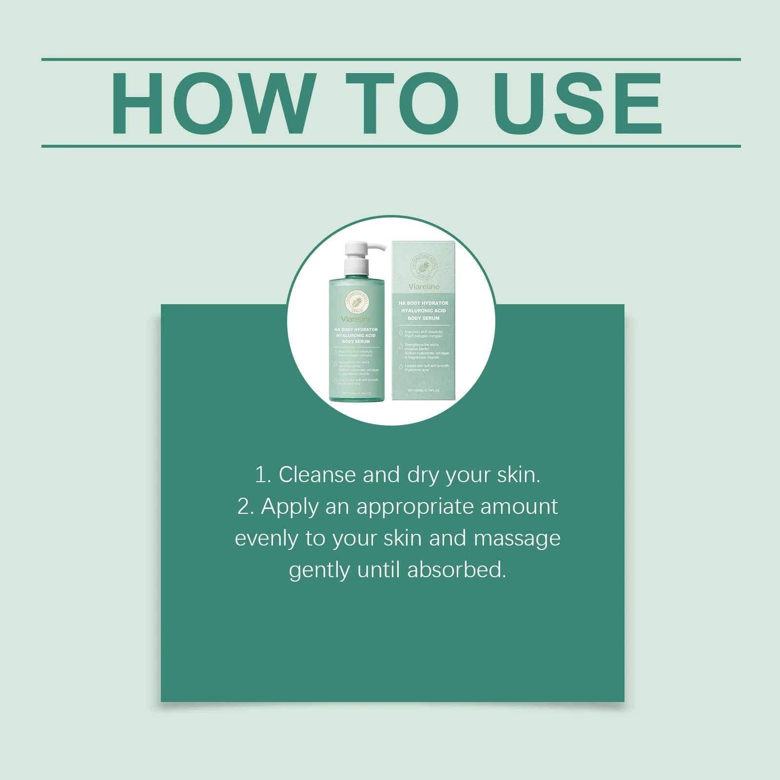 Hyaluronic Acid Body Serum for Dry Skin Moisturizing Care - 12