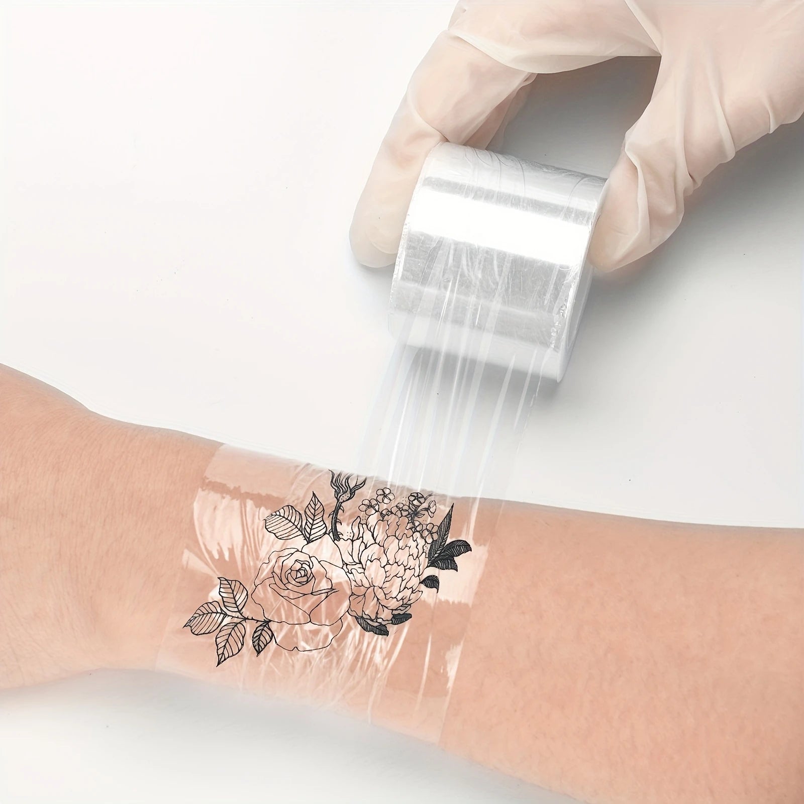 Disposable Tattoo Wrap Film - Microblading & Permanent Makeup Brow Cover