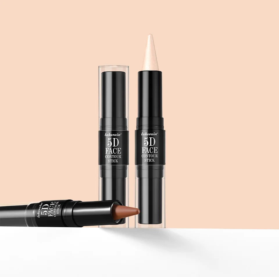 Dual-Ended Contour & Highlighter Stick Waterproof Face Bronzer - 16
