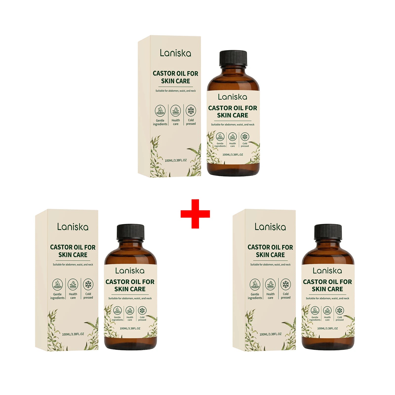 Laniska Cold Pressed Castor Oil for Skin Hydration and Body Massage Care - 16