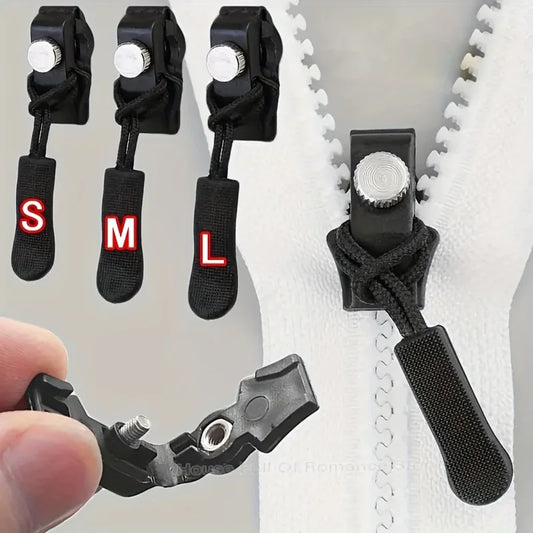 Universal Zipper Repair Kit Detachable Zipper Head Slider Replacement