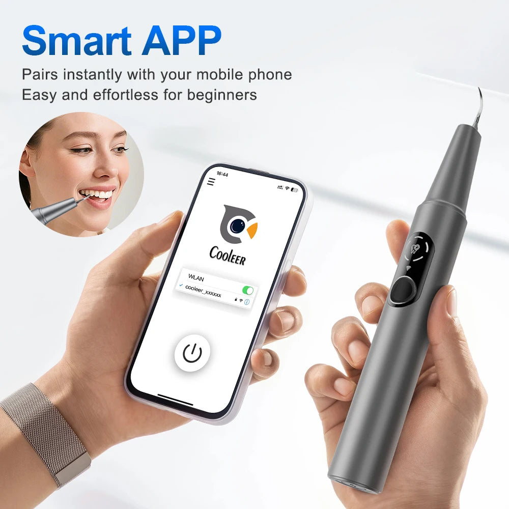 Visual Ultrasonic Dental Scaler HD Camera Tooth Cleaner Tartar Removal