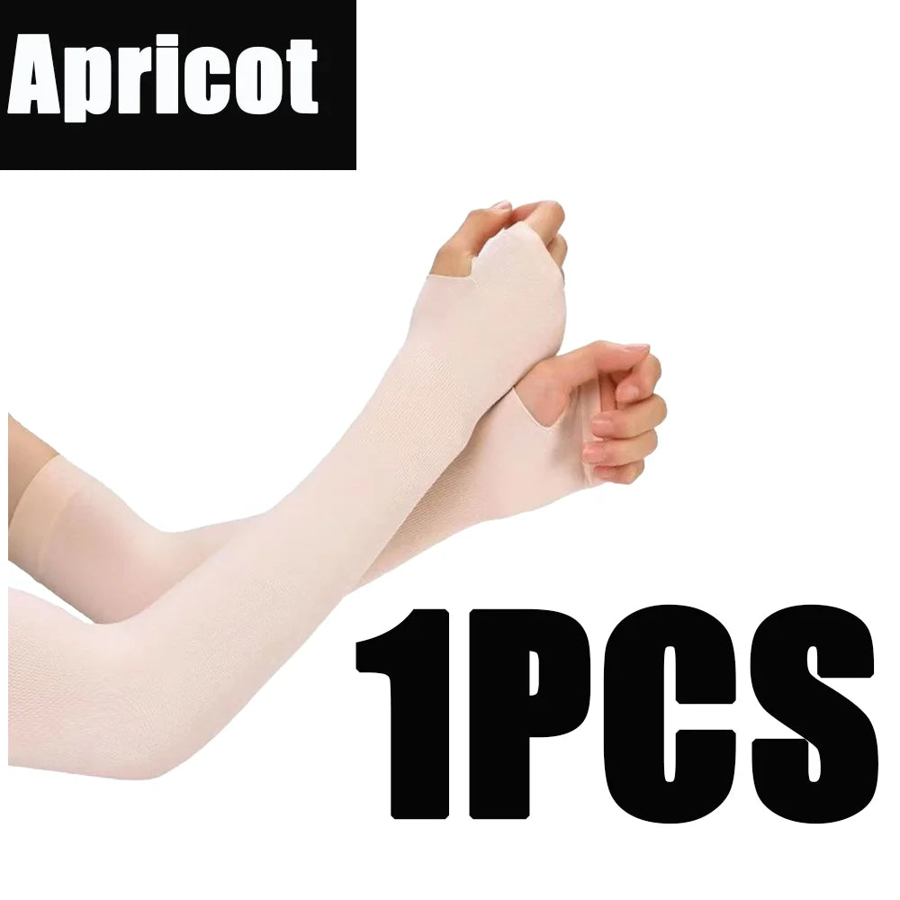 UV Protection Arm Sleeves Cooling Sunblock Covers for Sports Cycling - 25