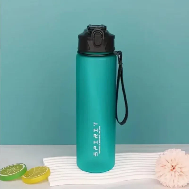 Motivational Sports Water Bottle Leak Proof Time Marker Gym Flask