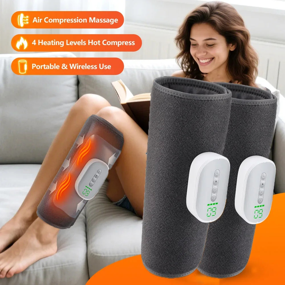 Wireless Calf Air Compression Massager & Leg Relaxation Wrap - 1