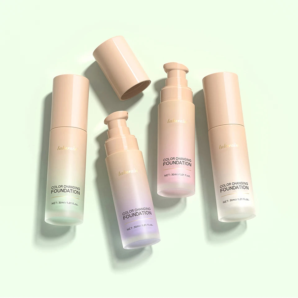 Lakerain Color Changing Liquid Foundation Moisturizing Base Makeup