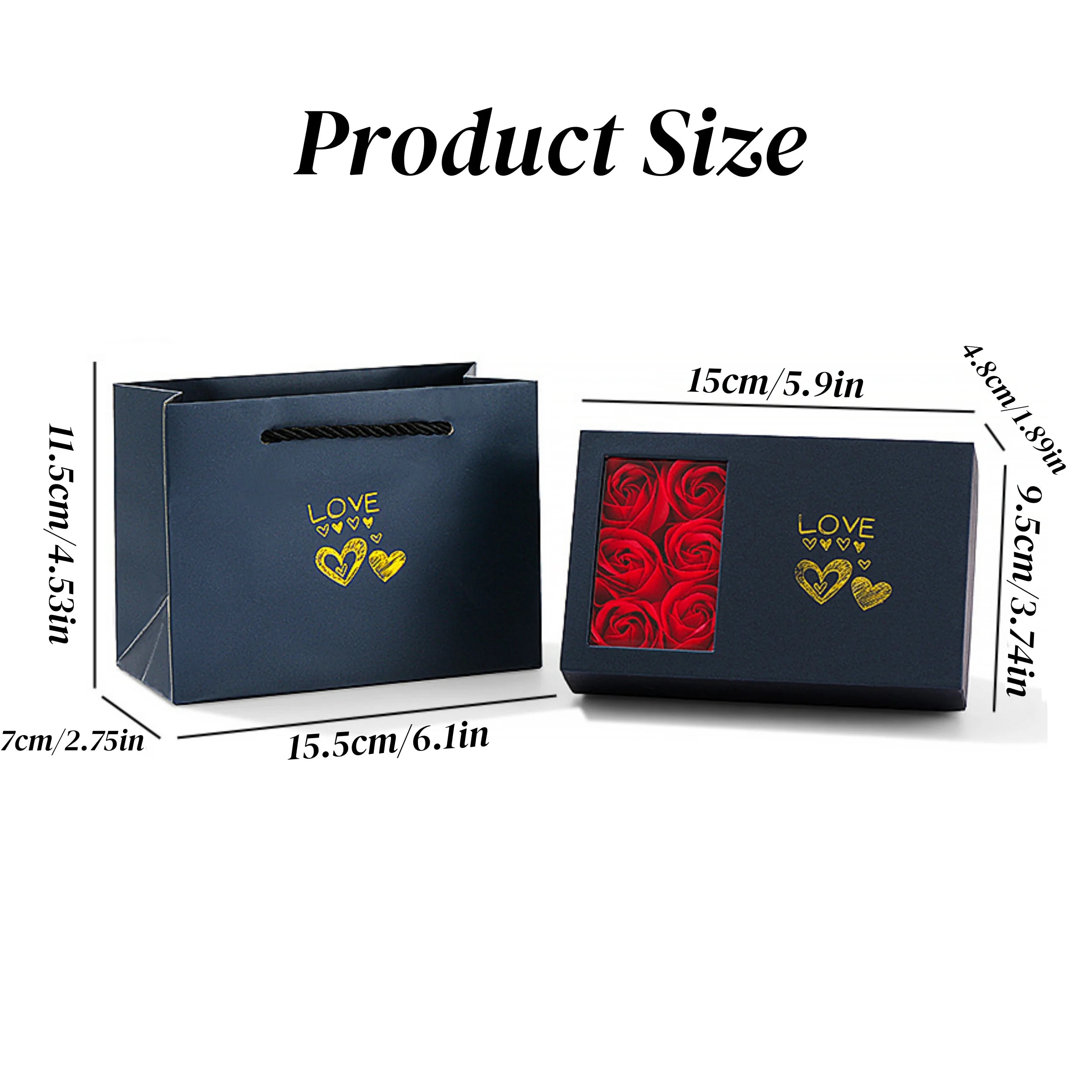 Eternal Rose Jewelry Gift Box for Valentine Day Anniversary Necklace - 6