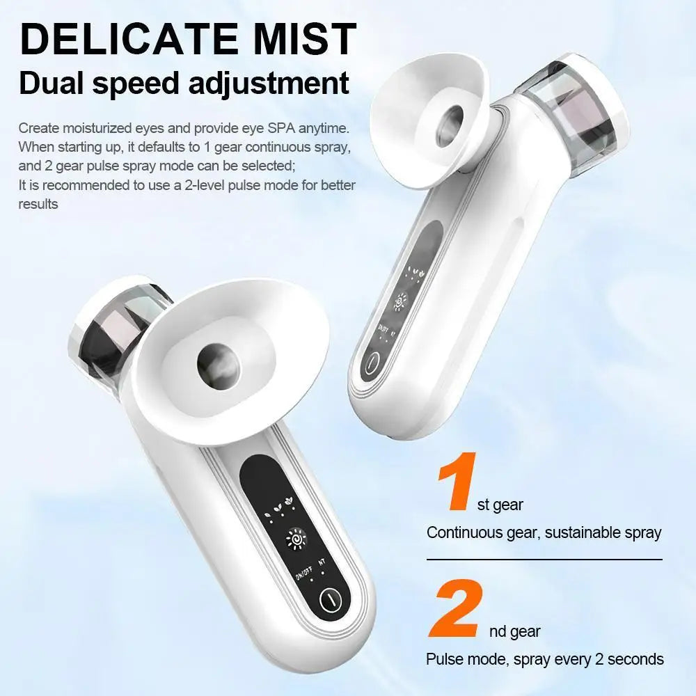 2 in 1 Portable Eye Mist Steam Sprayer Facial Moisturizing Steamer