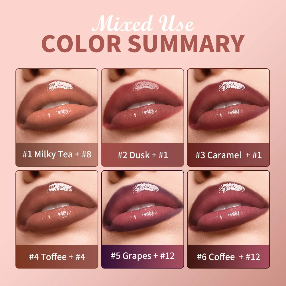 3D Lip Liner & Lip Gloss Set Hydrating Makeup