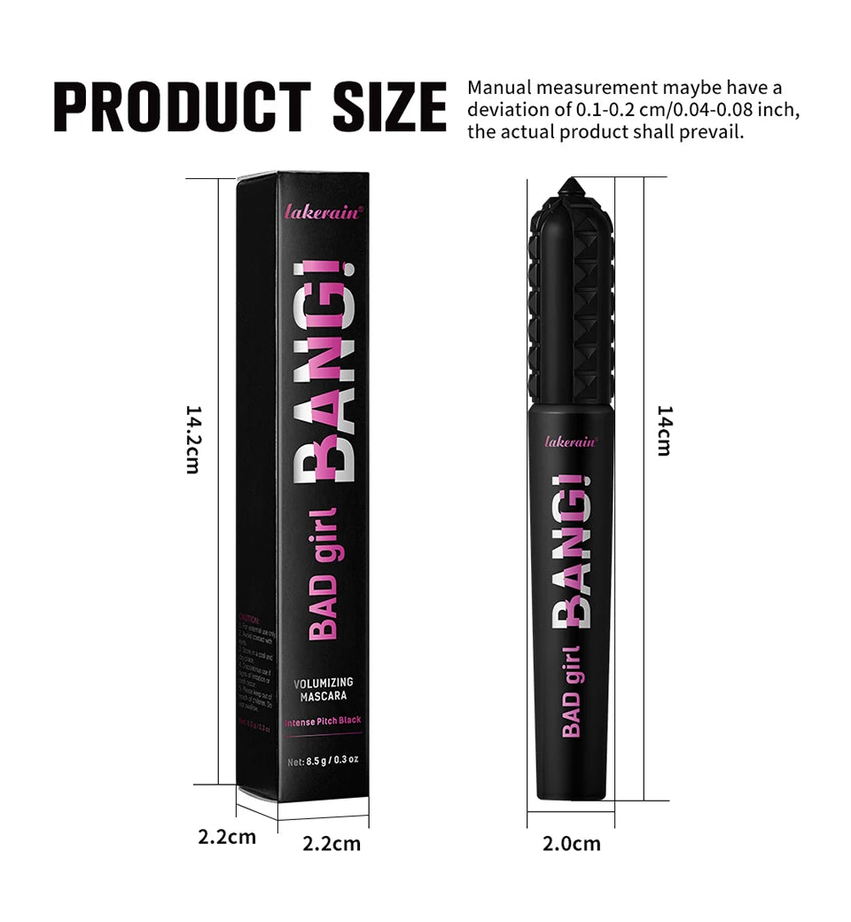 Black Volumizing Mascara Waterproof Lengthening Eyelash Extension - 15