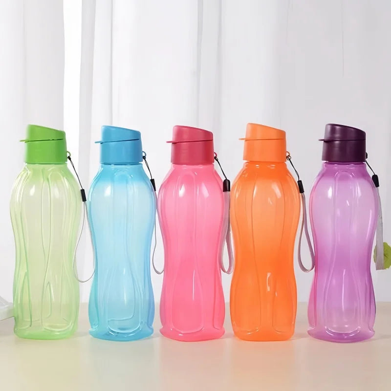 Large Capacity Sports Water Bottle Portable Gym Leak Proof Drinking Cup - 1