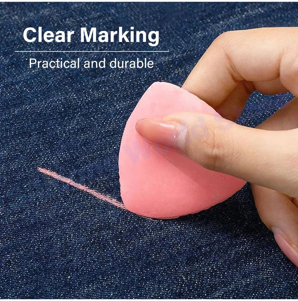 10pc Tailors Chalk Set Erasable Fabric Marker for Sewing and Patchwork - 9