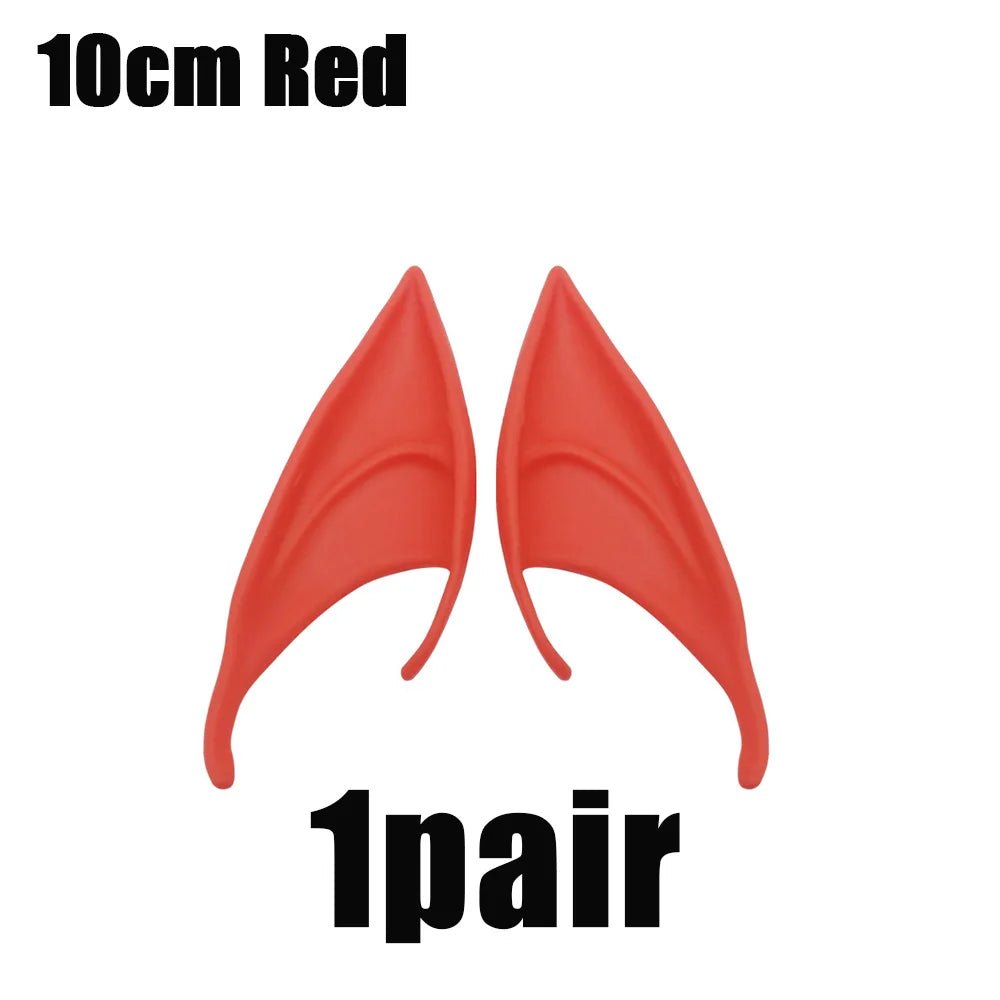 Elf Ears Cosplay Costume Accessories Fairy Angel Party Props 1 10 Pairs - 36