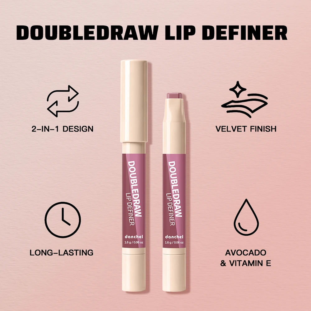 2 in 1 Lip Liner & Matte Velvet Lip Gloss Duo