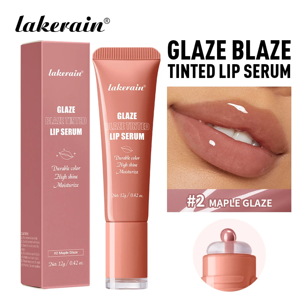 Lakerain Tinted Lip Serum Gloss Moisturizing Balm - 15