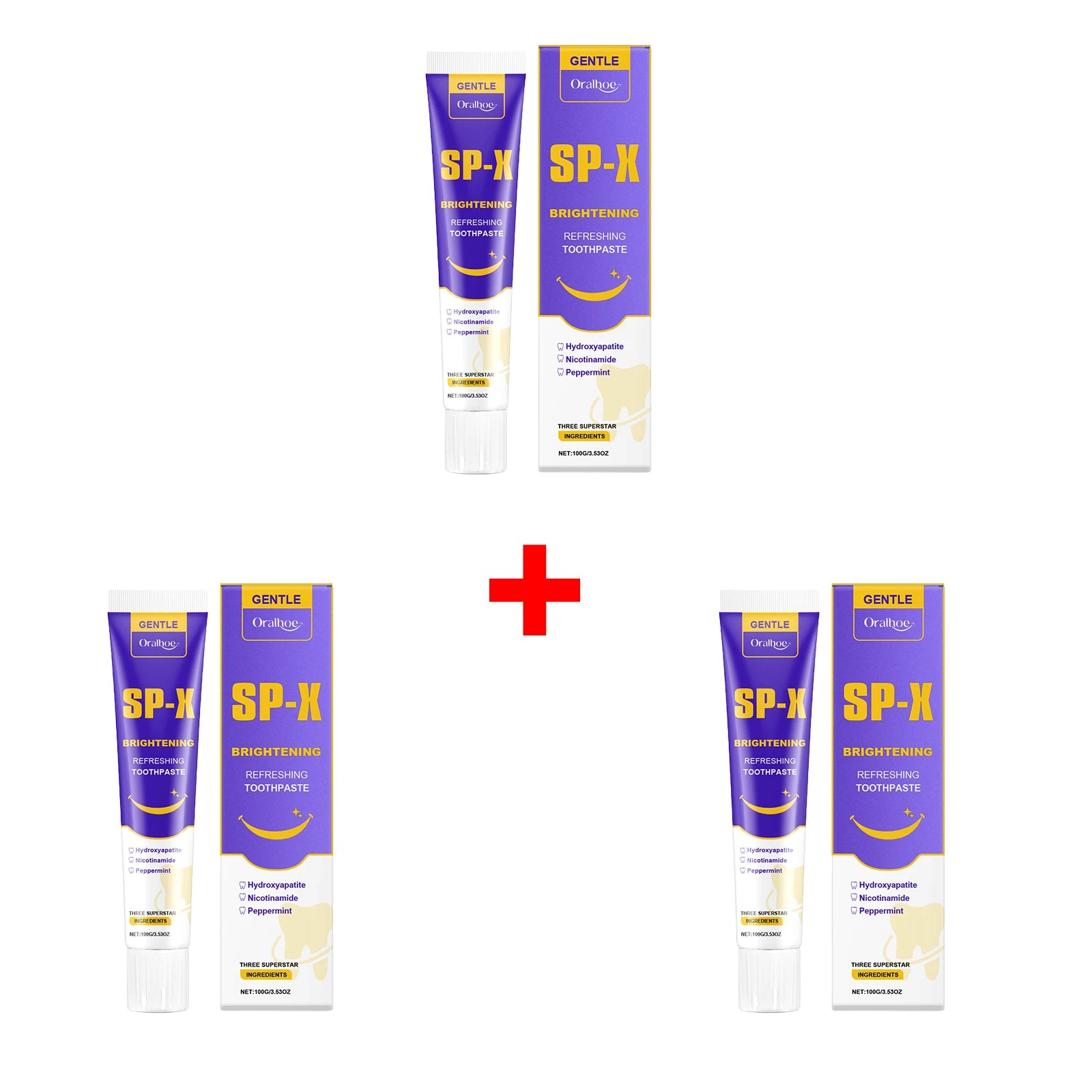Sp X Brightening Toothpaste Teeth Whitening Stain Removal Enamel Care - 14