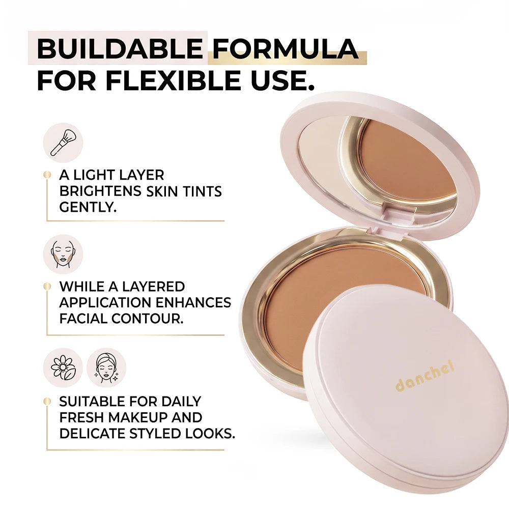 Buildable Pressed Bronzer Powder Matte Contour Makeup - 3