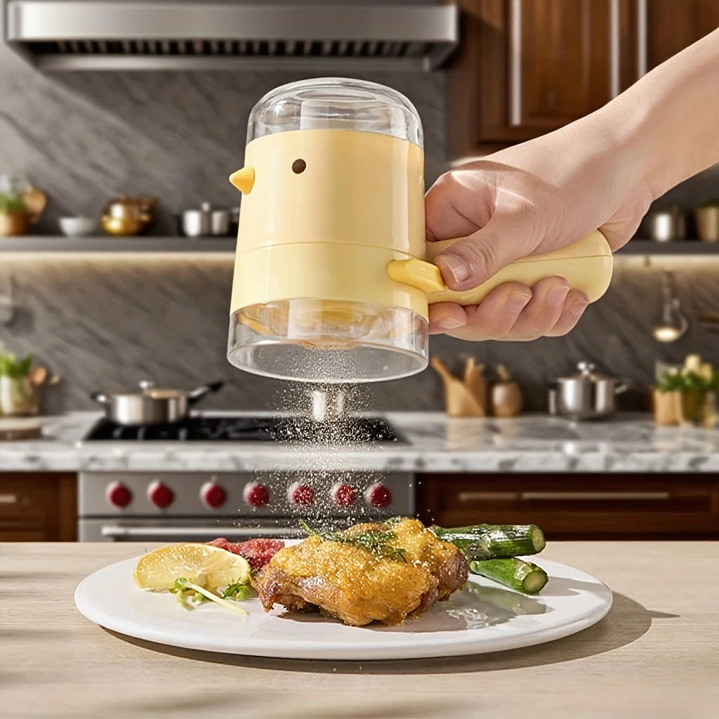 Bird Shaped Quantitative Salt Dispenser Precise Seasoning Control Jar - 4