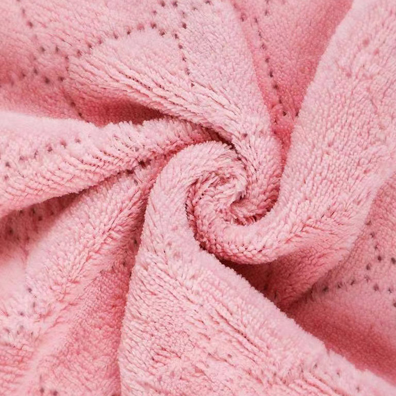 5 Pack Double Sided Coral Velvet Dishcloths Absorbent Kitchen Towels
