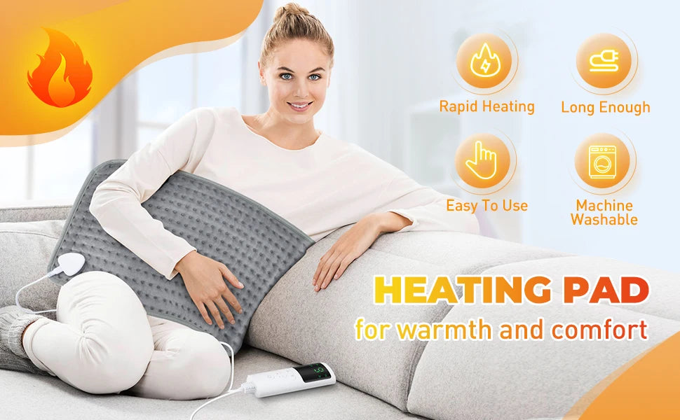 Electric Heating Pad 9 Gear Adjustable Temperature Warm Mat - 7