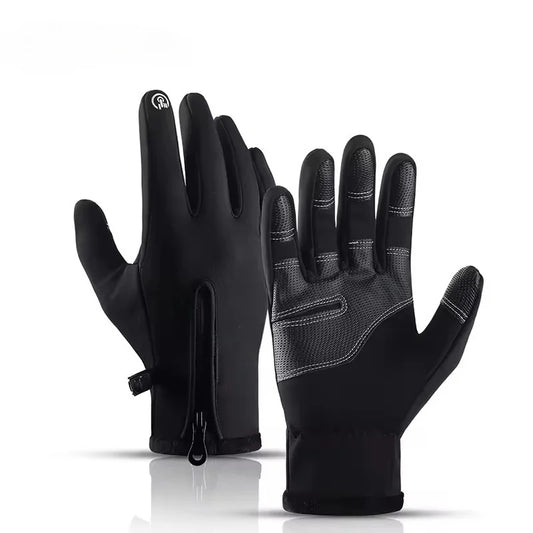 Mens Waterproof Thermal Winter Gloves Touch Screen Motorbike Riding Gear
