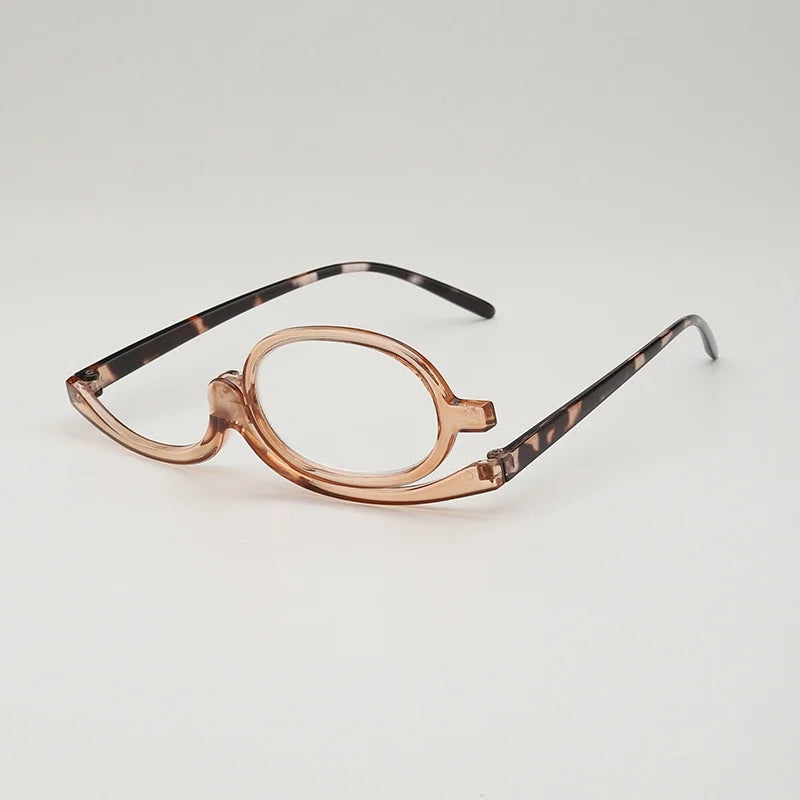 Rotating Makeup Glasses Magnifying Eyeglasses for Precision Application - 4