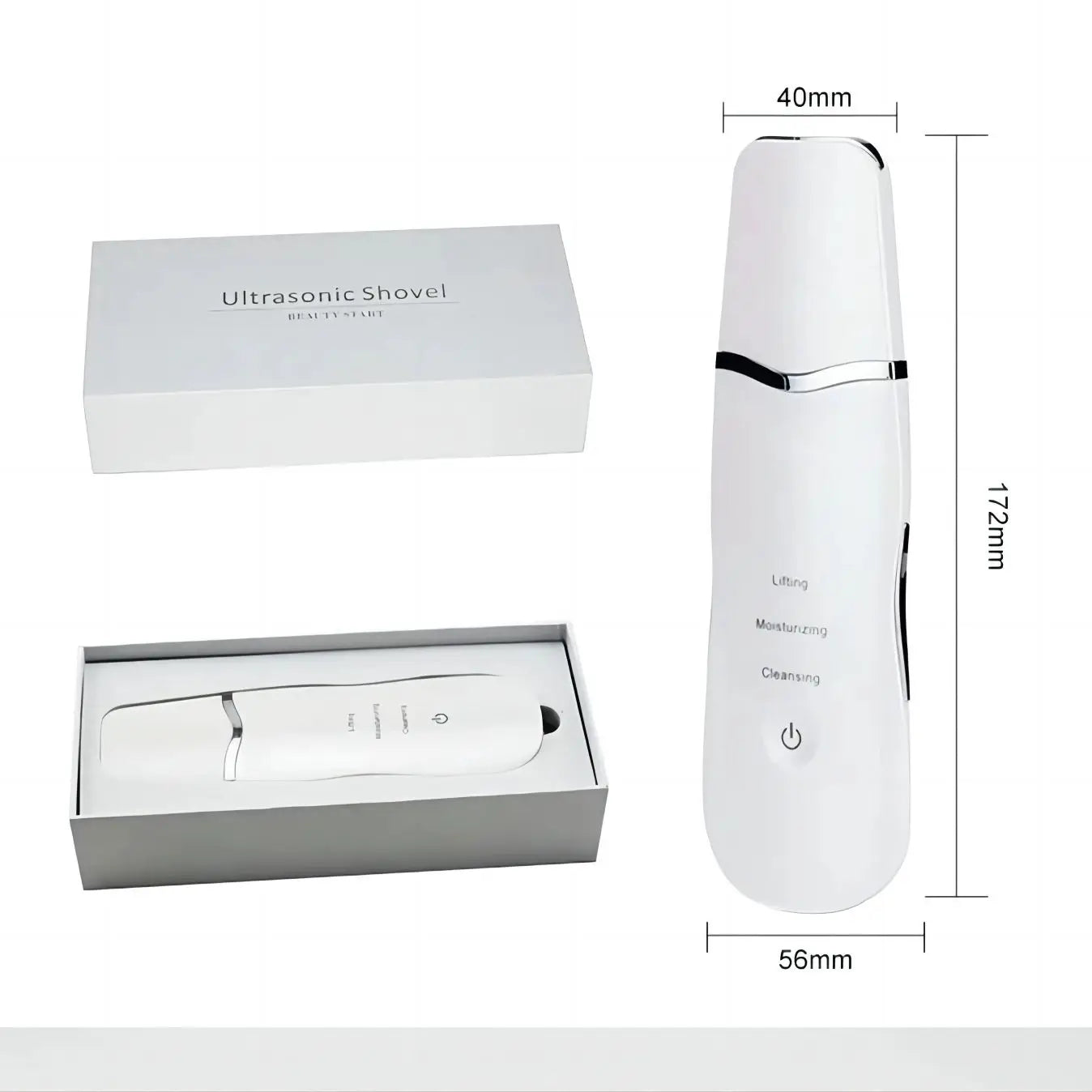 Ultrasonic Skin Scrubber Spatula Blackhead Remover - 6