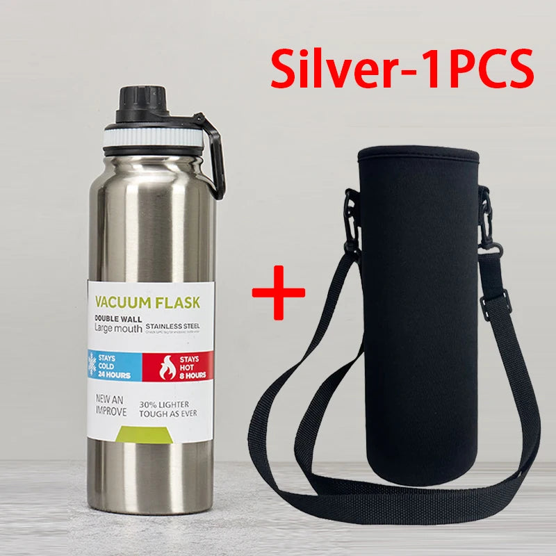 Insulated Stainless Steel Vacuum Flask Thermal Water Bottle Sport Cup